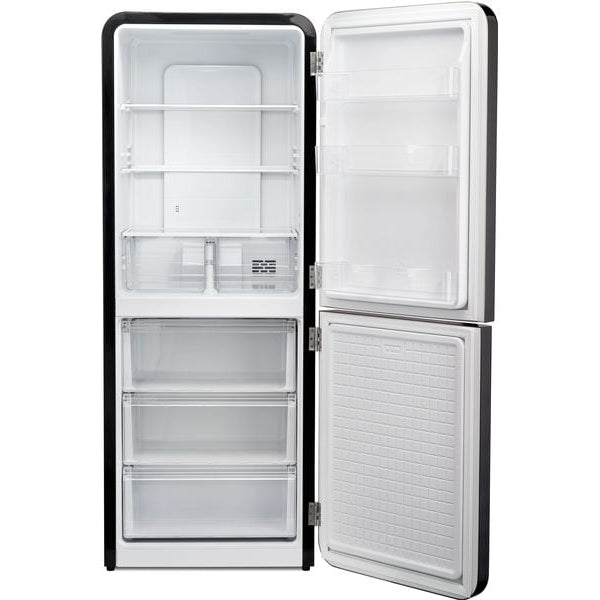 Trisa Kühl-Gefrierkombination Frescolino Classic Schwarz, Rechts