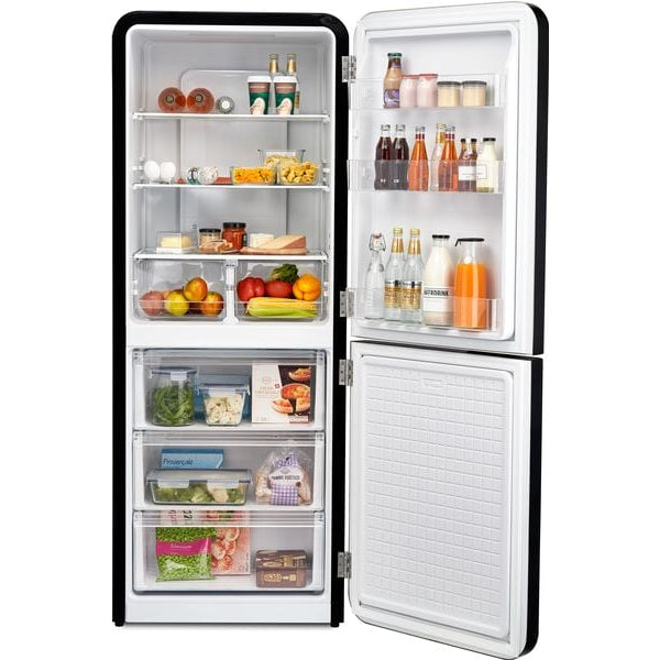 Trisa Kühl-Gefrierkombination Frescolino Classic Schwarz, Rechts