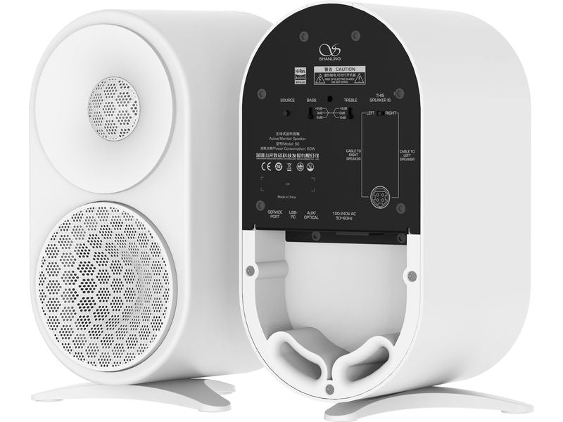 Shanling Regallautsprecher Paar S0 Weiss