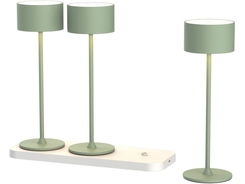 Schönenberger Tischleuchte Tavolo 3er Set, Grün