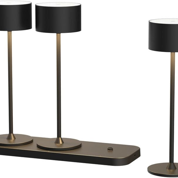 Schönenberger Tischleuchte Tavolo 3er Set, Schwarz