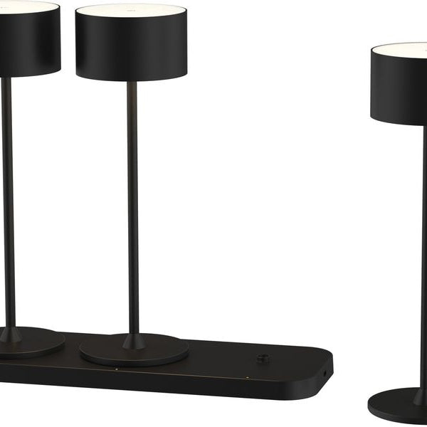 Schönenberger Tischleuchte Tavolo 3er Set, Schwarz