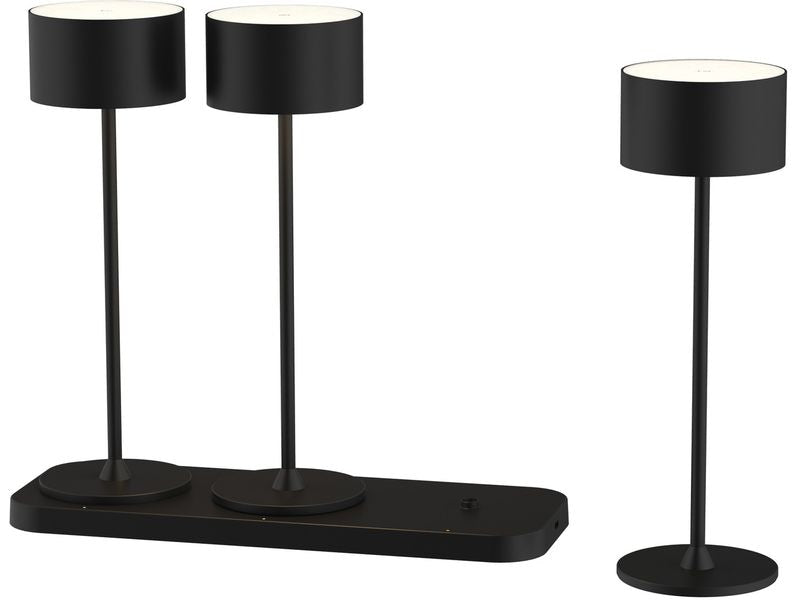 Schönenberger Tischleuchte Tavolo 3er Set, Schwarz