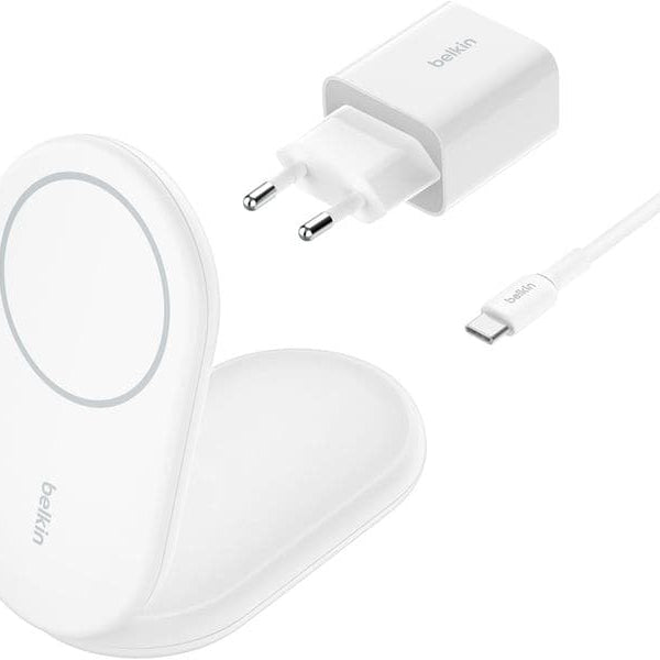 Belkin Wireless Charger Boostcharge klappbar Weiss inkl. Netzteil