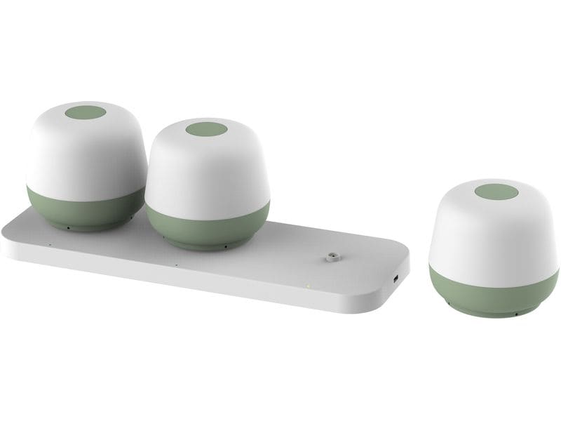 Schönenberger Tischleuchte MoveGlow 3er Set, Grün