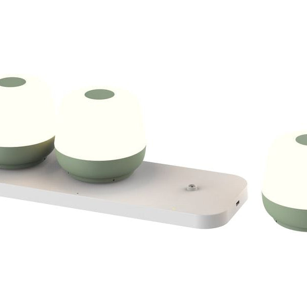 Schönenberger Tischleuchte MoveGlow 3er Set, Grün