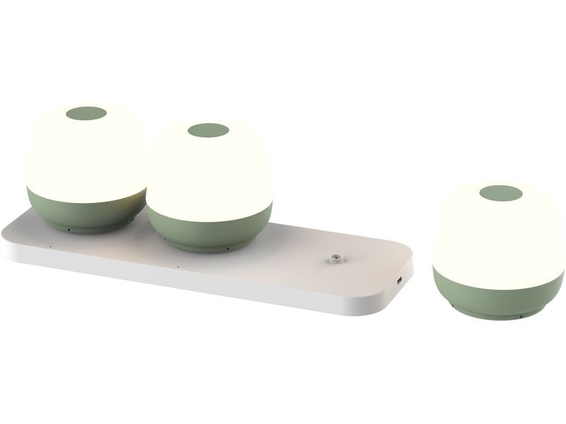 Schönenberger Tischleuchte MoveGlow 3er Set, Grün