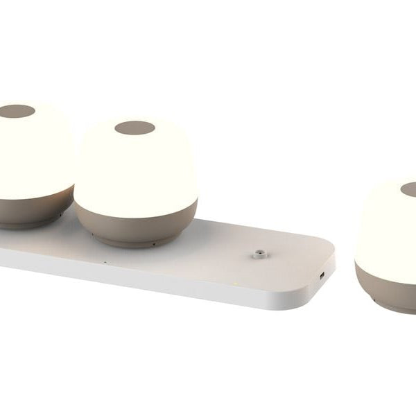 Schönenberger Tischleuchte MoveGlow 3er Set, Sand