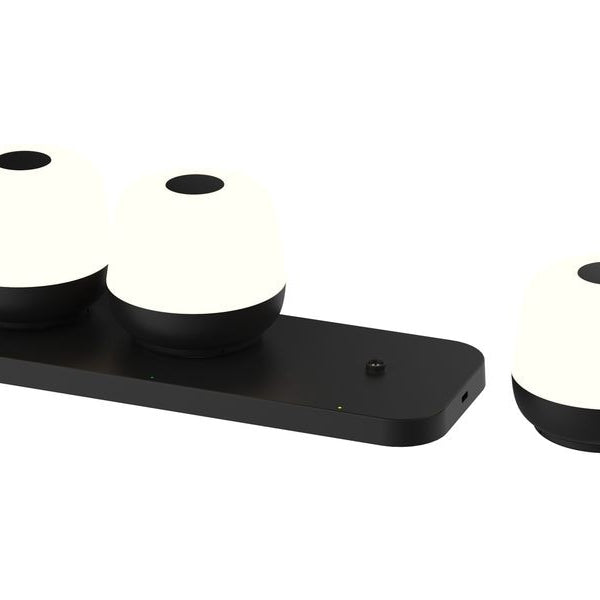 Schönenberger Tischleuchte MoveGlow 3er Set, Schwarz