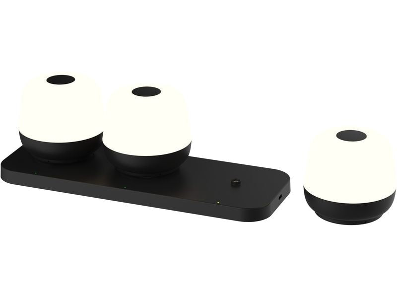 Schönenberger Tischleuchte MoveGlow 3er Set, Schwarz