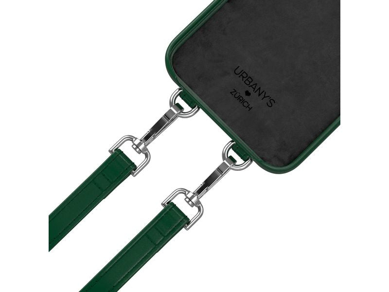 Urbany's Necklace Case Handekette+ iPhone 16 Pro Racing Green