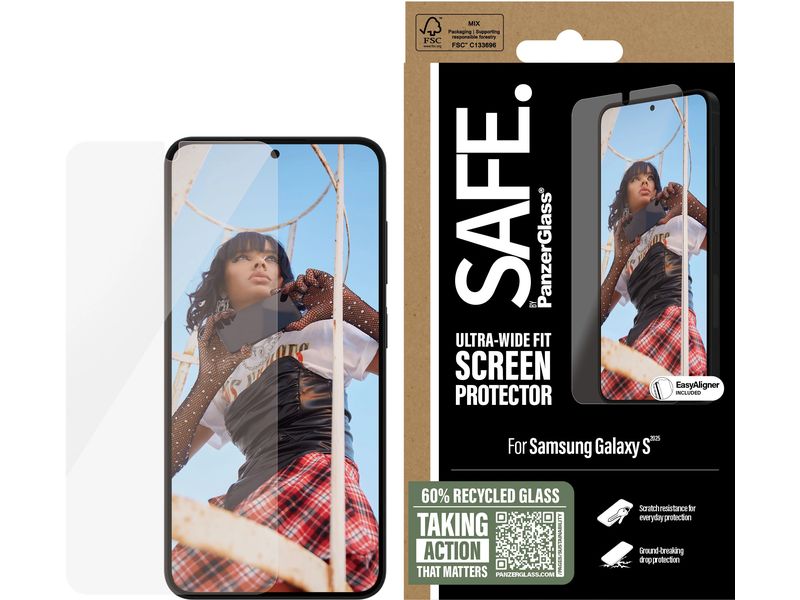 SAFE. Displayschutz Ultra Wide Fit Galaxy S25