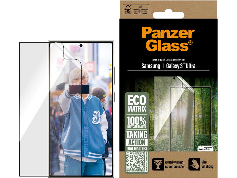 Panzerglass Displayschutz Ultra Wide Fit Eco Matrix Galaxy S25 Ultra