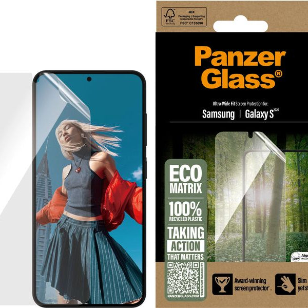 Panzerglass Displayschutz Ultra Wide Fit Eco Matrix Galaxy S25
