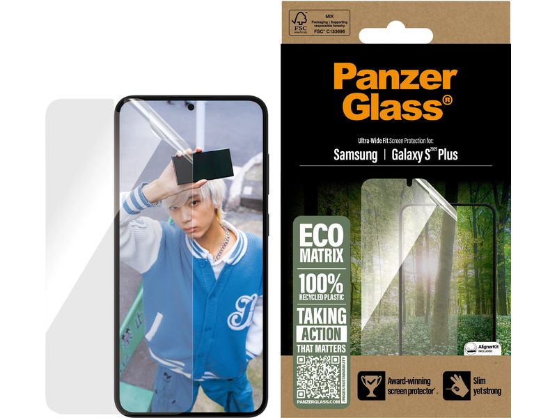 Panzerglass Displayschutz Ultra Wide Fit Eco Matrix Galaxy S25+