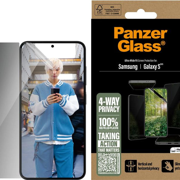 Panzerglass Displayschutz Ultra Wide Fit UWF Eco Matrix Galaxy S25