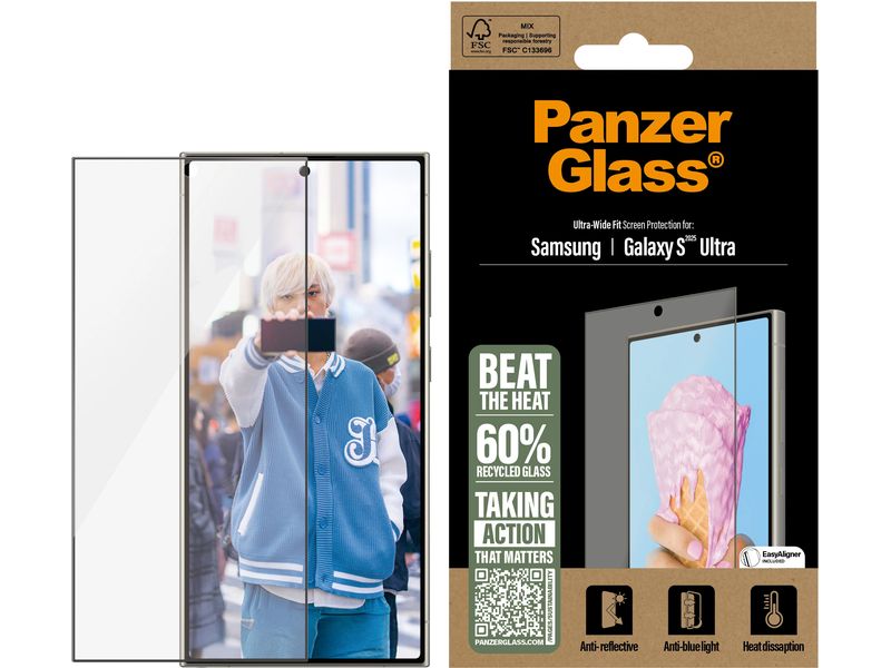 Panzerglass Displayschutz Ultra Wide Fit All-in-One Galaxy S25 Ultra