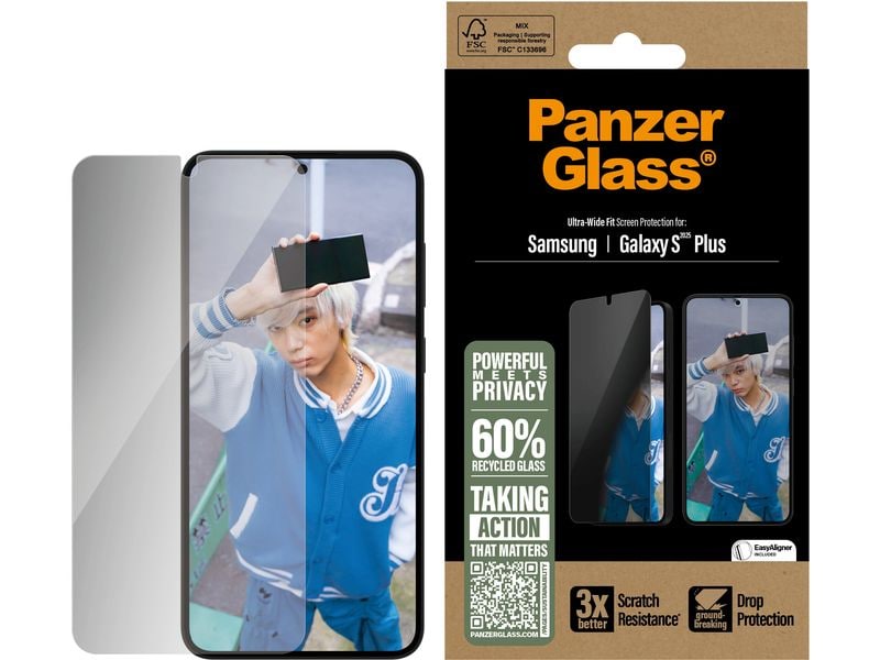 Panzerglass Displayschutz Ultra Wide Fit Privacy Galaxy S25+
