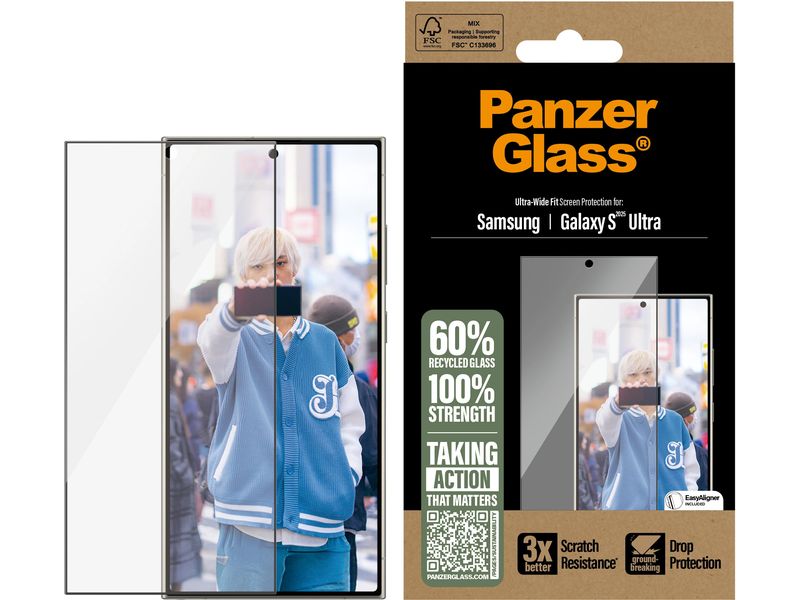 Panzerglass Displayschutz Ultra Wide Fit Galaxy S25 Ultra