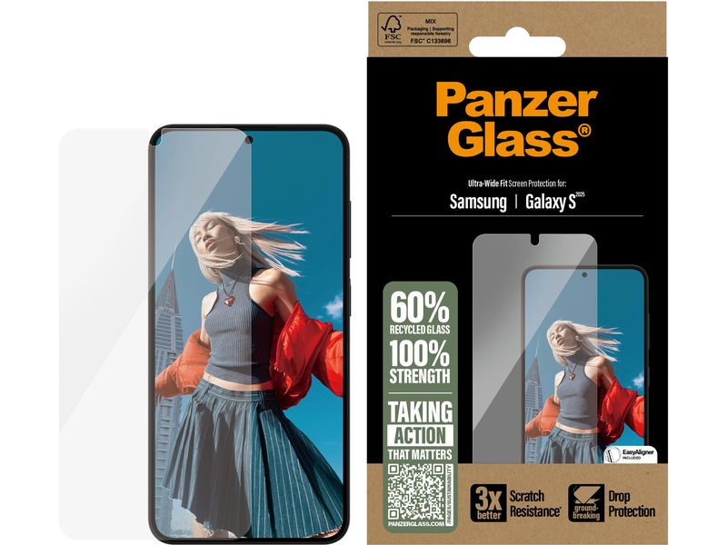 Panzerglass Displayschutz Ultra Wide Fit Galaxy S25
