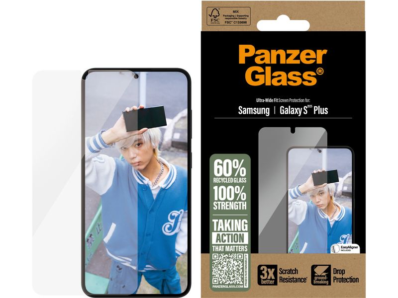 Panzerglass Displayschutz Ultra Wide Fit Galaxy S25+