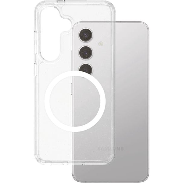 CARE Back Cover Flagship Star Lit w. Galaxy S25+ Weiss