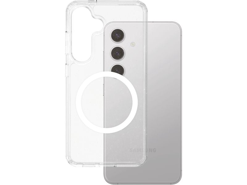 CARE Back Cover Flagship Star Lit w. Galaxy S25 Weiss