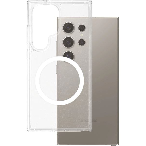 CARE Back Cover Flagship Star Lit w. Galaxy S25 Ultra Weiss