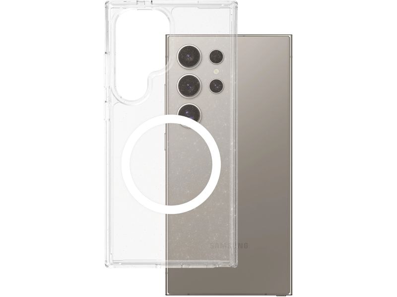 CARE Back Cover Flagship Star Lit w. Galaxy S25 Ultra Weiss