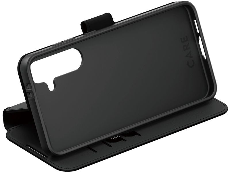 CARE Back Cover Wallet Case Kickstand Galaxy S25 Schwarz
