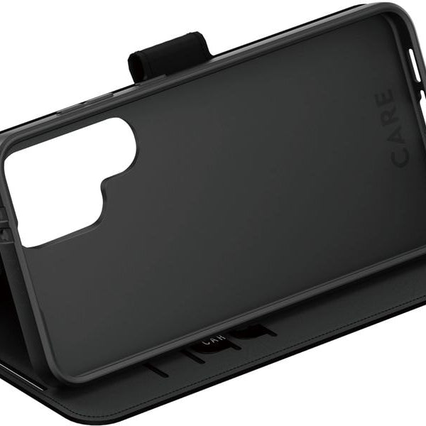 CARE Back Cover Wallet Case Kickstand Galaxy S25 Ultra Schwarz