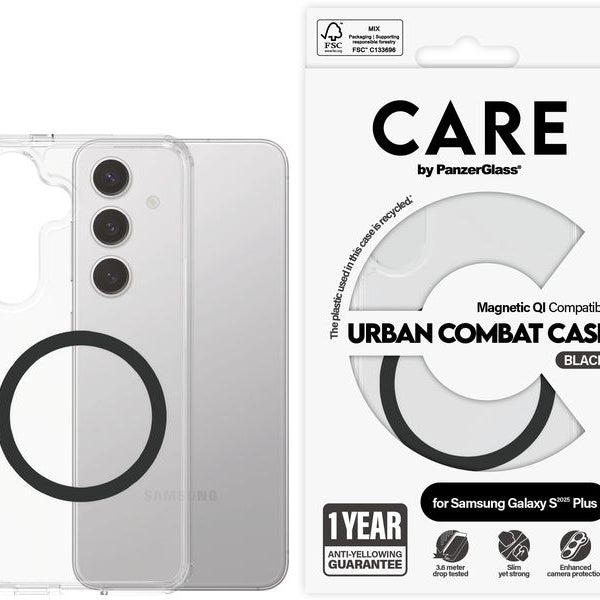 CARE Back Cover Flagship Galaxy S25+ Schwarz