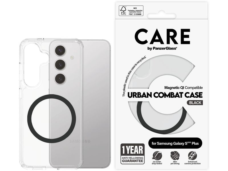 CARE Back Cover Flagship Galaxy S25+ Schwarz