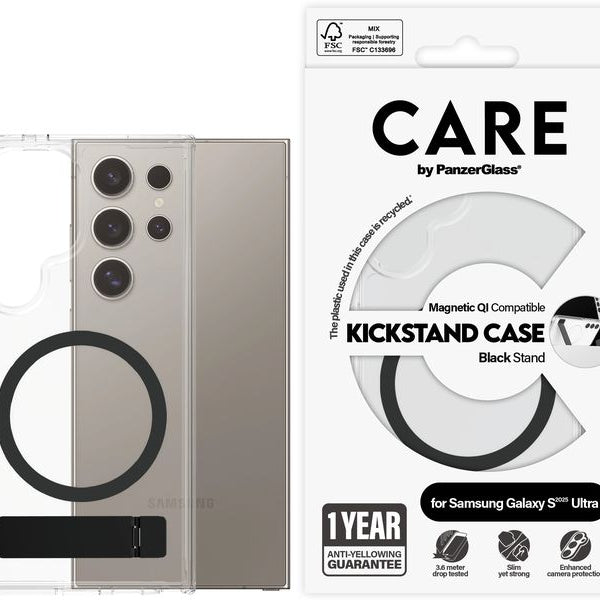 CARE Back Cover Feature Kickstand Galaxy S25 Ultra Schwarz