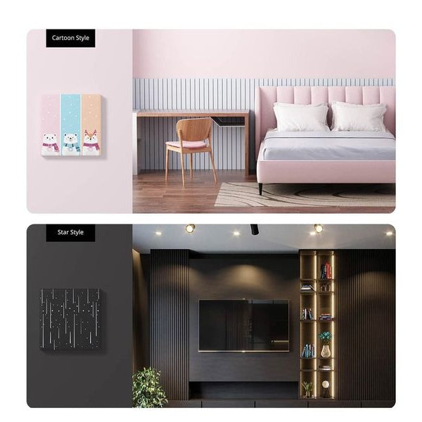 SONOFF Abdeckung 2-fach für T5-2C-86-cartoon