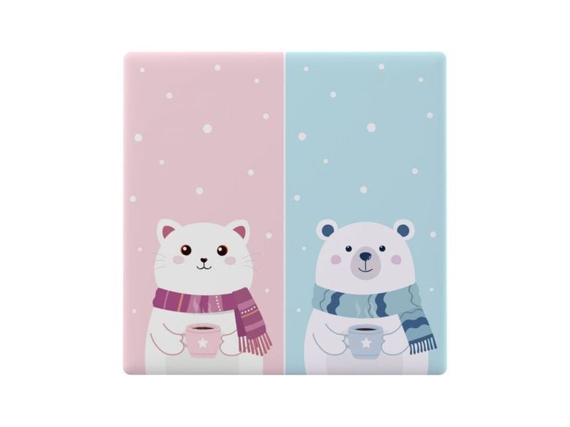 SONOFF Abdeckung 2-fach für T5-2C-86-cartoon