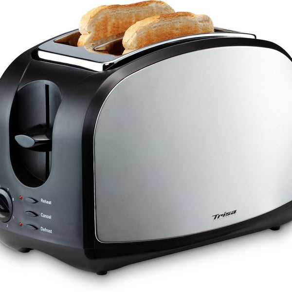 Trisa Toaster Crispy Toast Schwarz/Silber