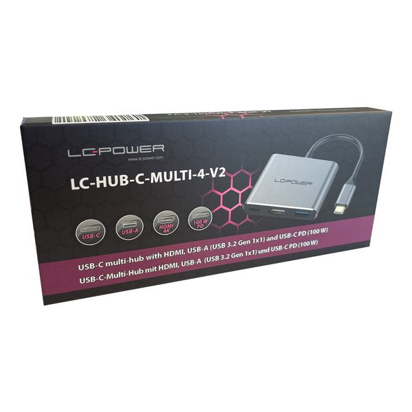 LC-Power Dockingstation LC-HUB-C-multi-4 V2