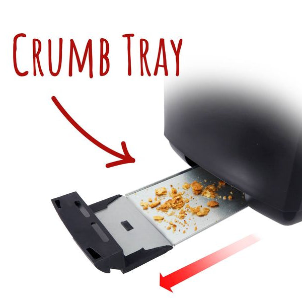 Trisa Toaster Crispy Toast Schwarz/Silber