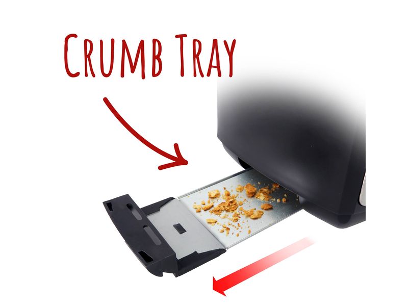 Trisa Toaster Crispy Toast Schwarz/Silber