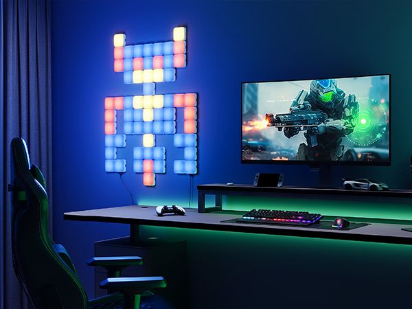 Govee Mini Leuchtpaneele RGBIC-Segmentfarben