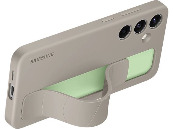 Samsung Back Cover Standing Grip Galaxy S25+ Grau