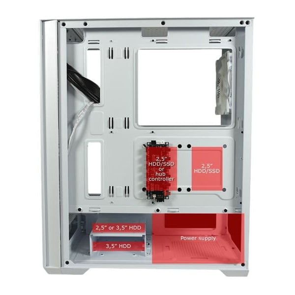 LC-Power PC-Gehäuse Gaming 717W – Meshwork_L Light