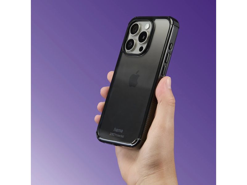 Hama Back Cover Extreme Protect iPhone 15 Schwarz