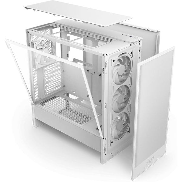 NZXT PC-Gehäuse H5 Flow RGB Weiss