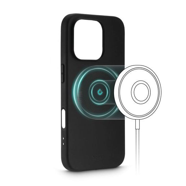 Hama Back Cover Fantastic Feel iPhone 16 Pro Transparent