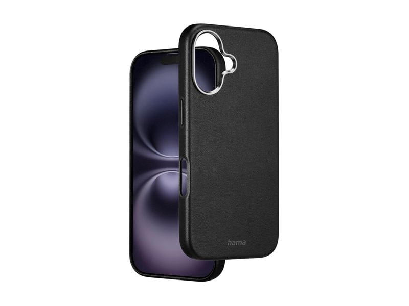 Hama Back Cover Premium iPhone 16 Schwarz