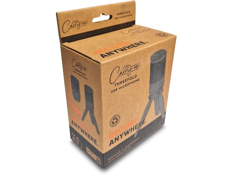 Carry-on by Blackstar Kondensatormikrofon Threefold USB MIC