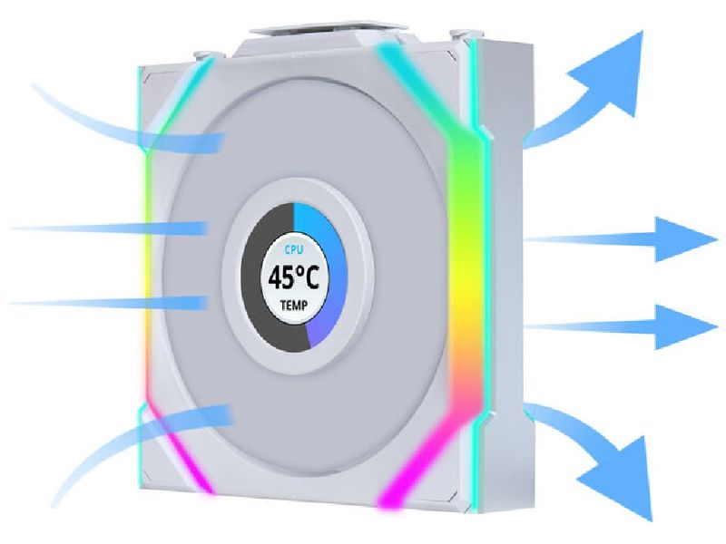 Lian Li PC-Lüfter UNI FAN SL 120 Weiss