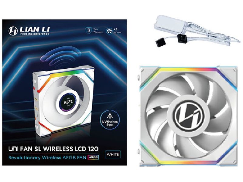 Lian Li PC-Lüfter UNI FAN SL 120 Weiss